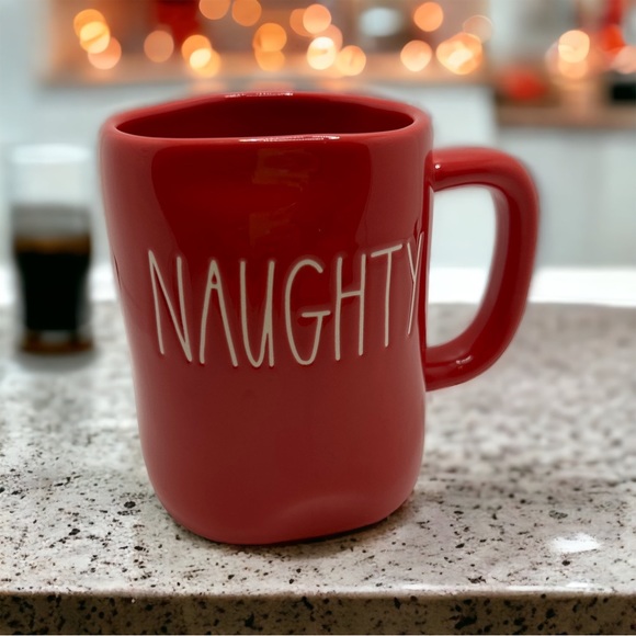Rae Dunn Holiday Rae Dunn By Magenta Christmas Naughty Red Coffee